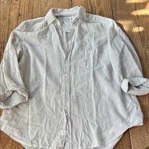 Frank & Eileen pale grey Eileen shirt
